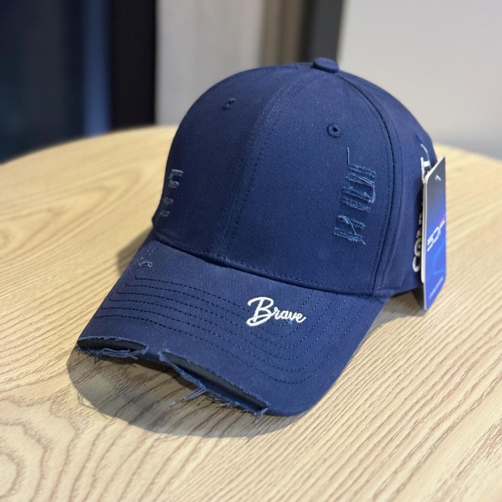 Korean-style large head circumference hard-brim baseball cap for women that makes the face look smaller, casual and versatile, with distressed
