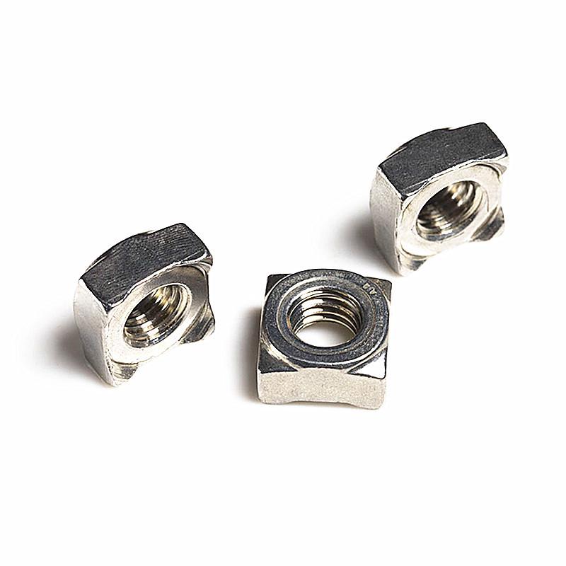 304 Stainless Steel DIN928 Square Weld Nut M4-M10