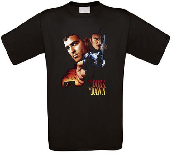 From Dusk Till Dawn Tarantino George Clooney Cult Movie T-Shirt All Sizes M