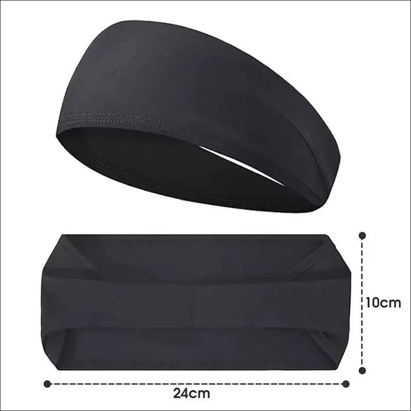 Andningsbart elastiskt pannband för unisex, för sport & träning