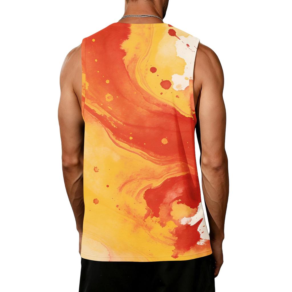 Herren Casual Ärmelloses Tanktop Athletisch Atmungsaktiv Sportbekleidung Sommer Muskel Passform Weste Leichtes Bequemes Material