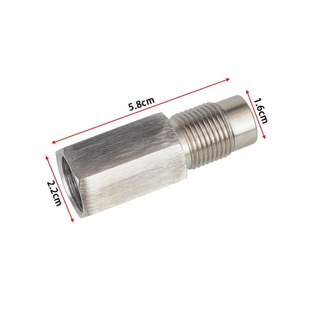 Silver Sensor Spacer Adapter Mini O2 Sensor Spacer Suitable Extension Filter  Car