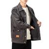 Men's 2026 Trendy Japanese Denim Jacket: Versatile, Loose-Fit, Multi-Pocket Workwear for Spring and Autumn