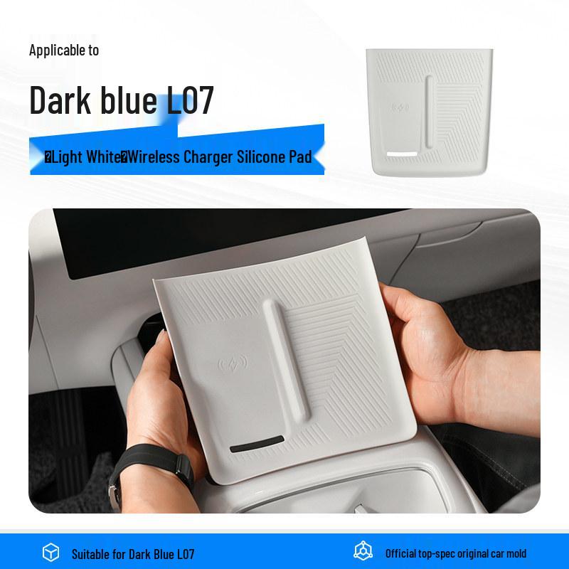 Deep Blue L07 Armrest Storage Box for Center Console - Car Interior Accessory