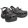 Crocs Le Sserafim X  Little Whale Casual Retro Clogs Women Footwear Black 212454-9DO
