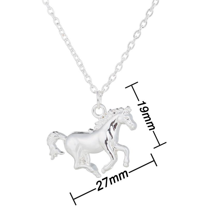 Vintage Horse Pendants Necklace for Men Women Animal Necklaces Jewelry Accessories Brithday Gifts