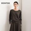 EICHITOO Women's Soft Knit Long-Sleeve Top