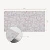 Self-Adhesive Decorative Vinyl Tiles with Print Mosaic Pattern of Squares 6X60X30 Cm