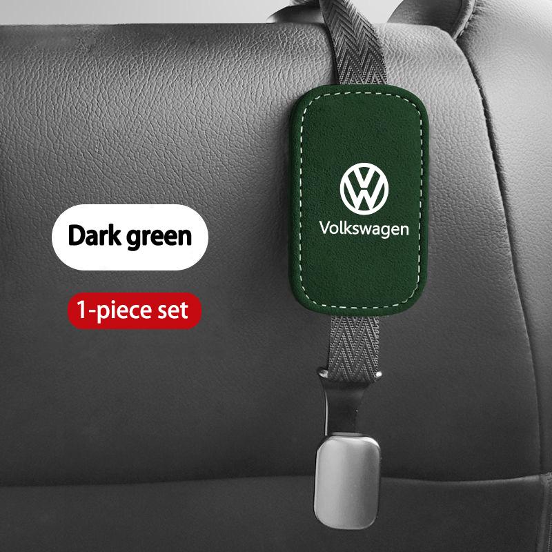 Universal Car Suede Hook High-Quality Headrest Storage Hanger For Volkswagen VW Scirocco Jetta Beetle Golf 4 5 6 Passat Polo B5