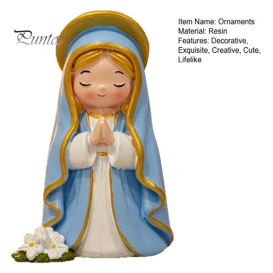 Statua da Giardino in Resina, Statuine di Bambine Carine, Mini Statuetta da Collezione in Preghiera, Decorazione per Camera da Letto Piccole Statue Ornamenti per Casa Ufficio Scrivania