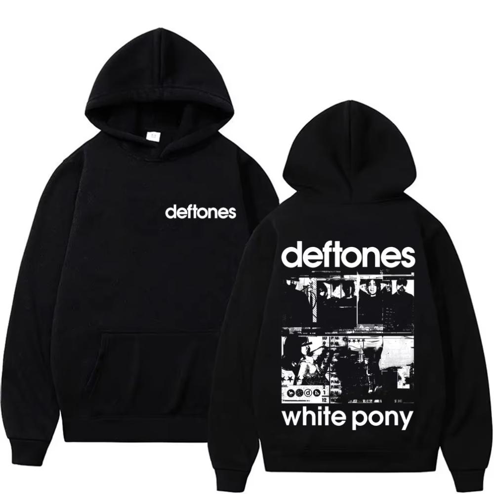 

Rock Band Deftones White Pony Graphic Hoodies Men Women Alternative Heavy Metal Oversized Streetwear Male Fashion Hoodie S