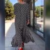2023 Spring/Summer European and American Polka Dot Fashion Dress