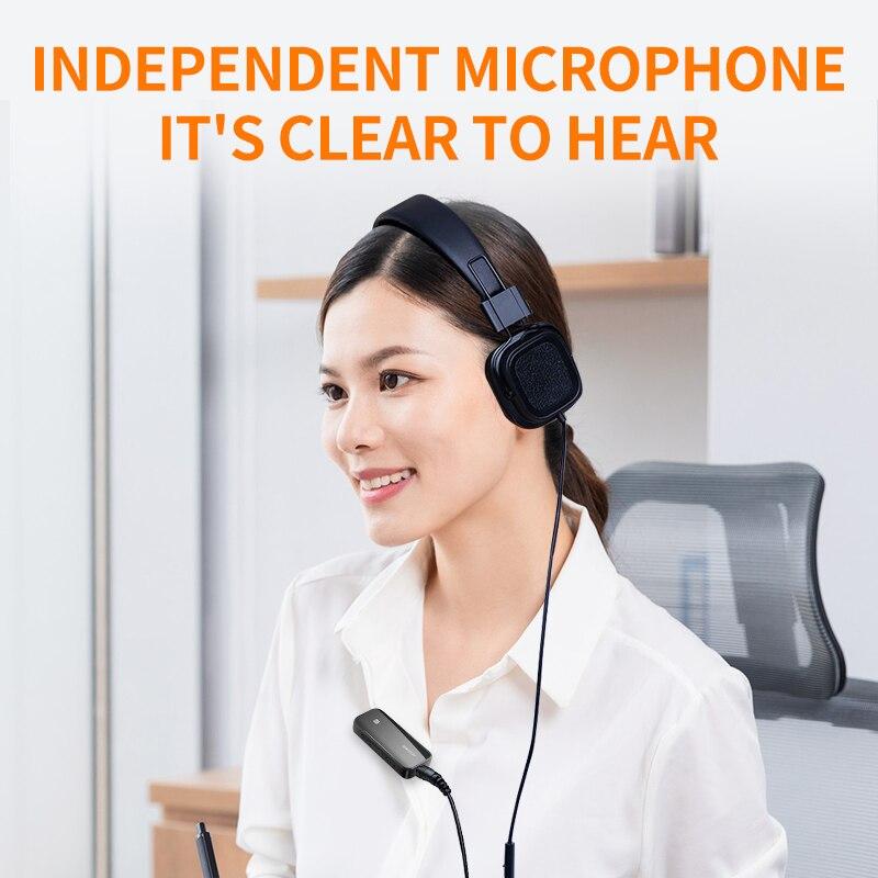 Bluetooth 5.0 Aux Adapter Wireless Dongle NFC TF Card 3.5mm Jack Handsfree For TV PC Speaker Car Kit Audio Receiver Transmitter