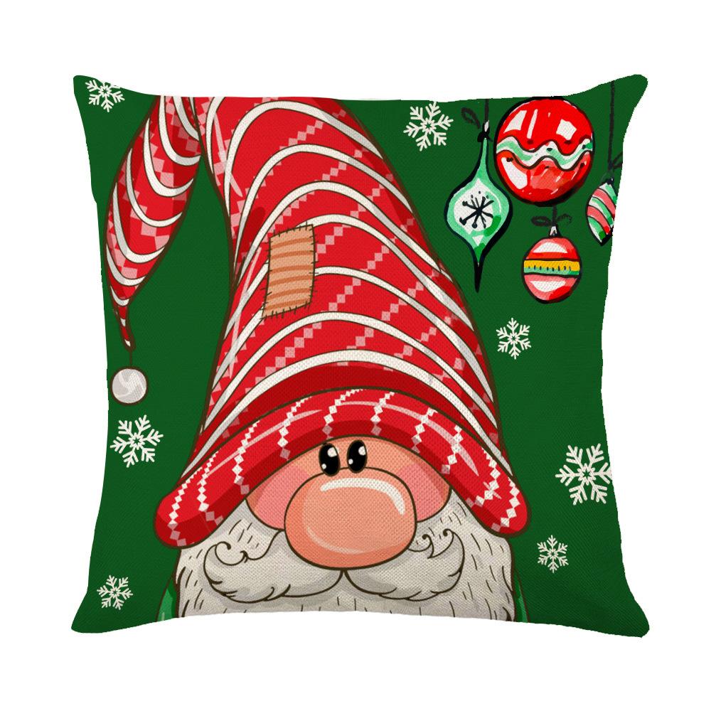 New Christmas Pillow Printed Simple Holiday Pillow Cover Home Sofa Pillow Pillowcase Cushion