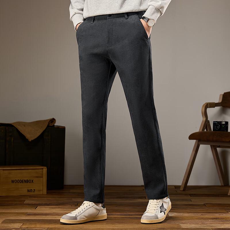 FAPAI Men's Thickened Warm Casual Trousers