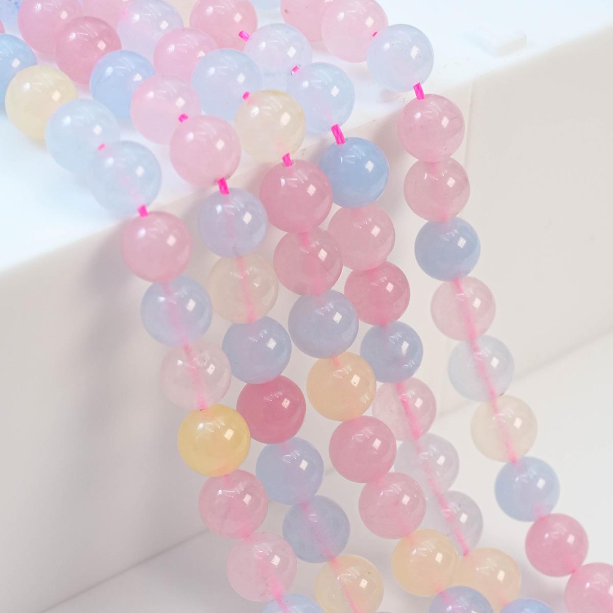 

Оптимизированные белые бусины из натурального камня для самодельных браслетов из бисера 6mm round beads (62 pieces)