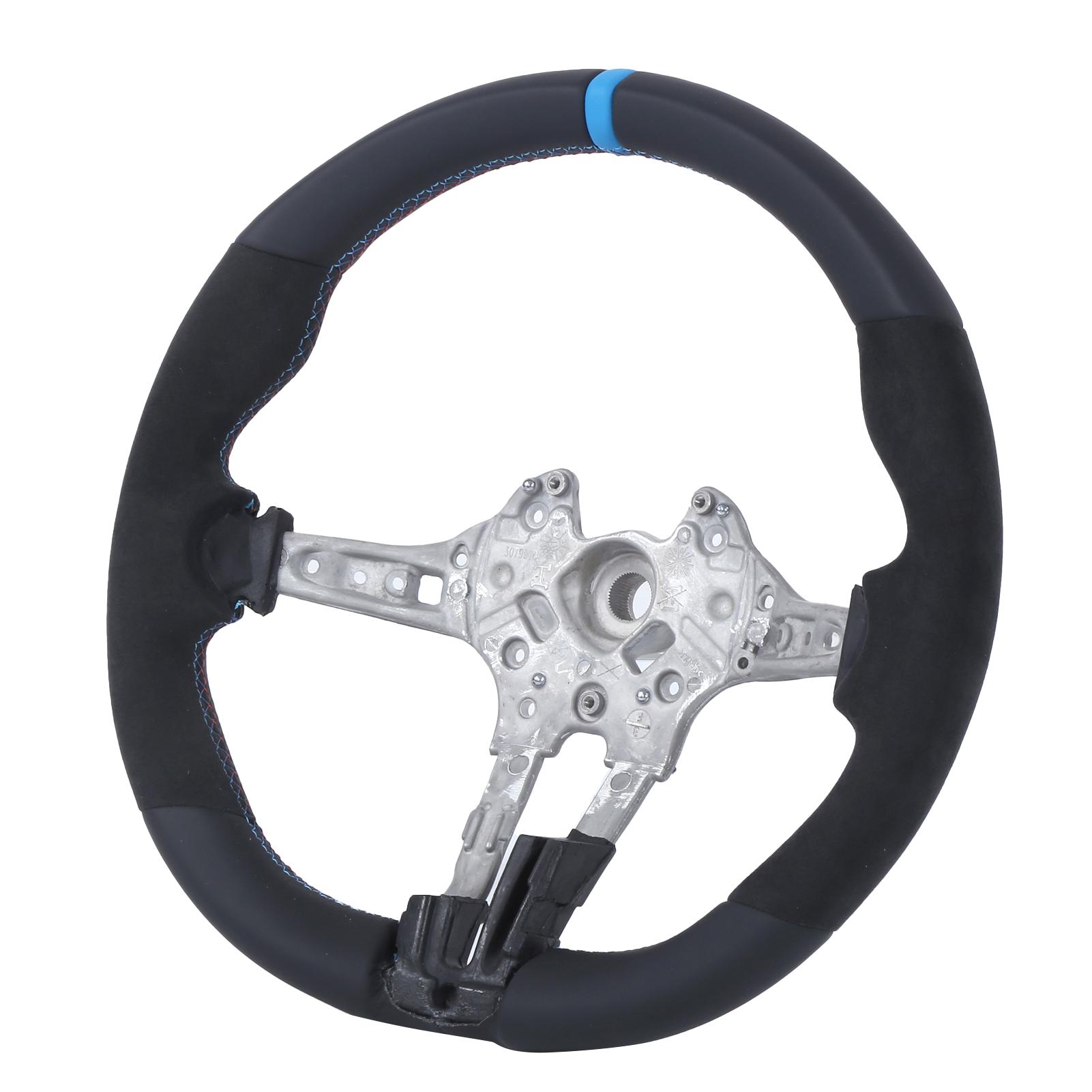 

Для замены рулевого колеса M Performance V2 Flat Bottom Nappa Suede для F8X M2 M3 M4(Синий 12