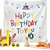 Korean Style Celebrity Birthday Decor Banner for Kids' Parties