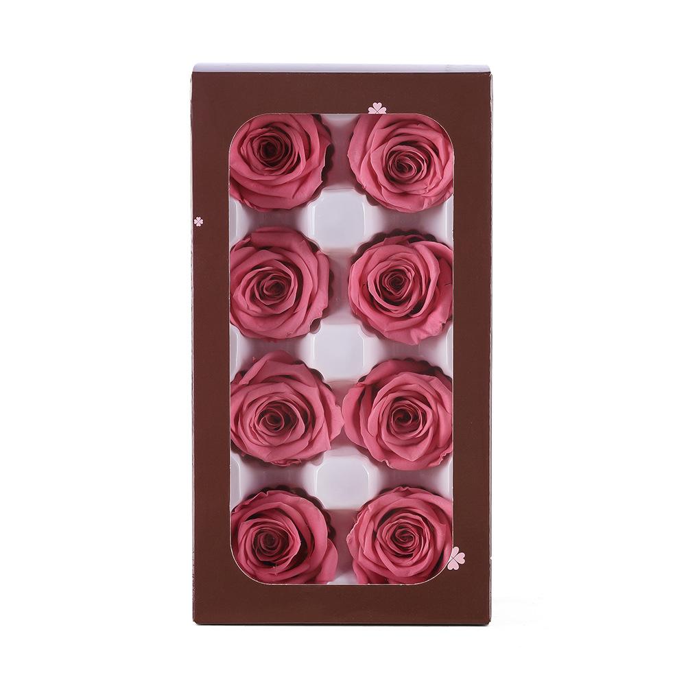 Eternal Flower Gift Box Set 2-6cm Handmade Rose Decorative Flowers, DIY Gift Flower Box
