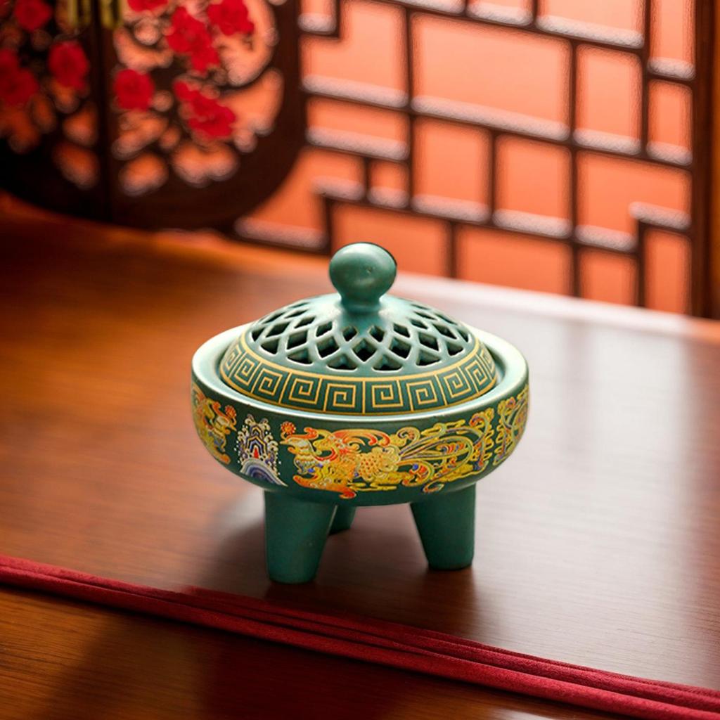 Coil Burner Backflow Creative Coil Holder Portable Censer Desktop Aromatherapy Ornament For Home Bedroom Spa Yoga Studio Camping