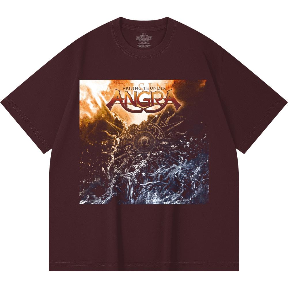230 Gsm 100% Cotton Heavy Metal T-Shirt Rock Band Popular Music Print Unisex Heavy Cotton T Shirt