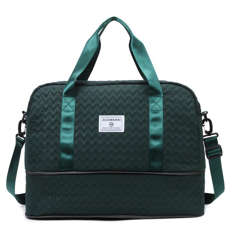 Multifunctional travel bag Large capacity expandable duffel bag Dry and wet separation Sports fitness bag Can cover tie rod