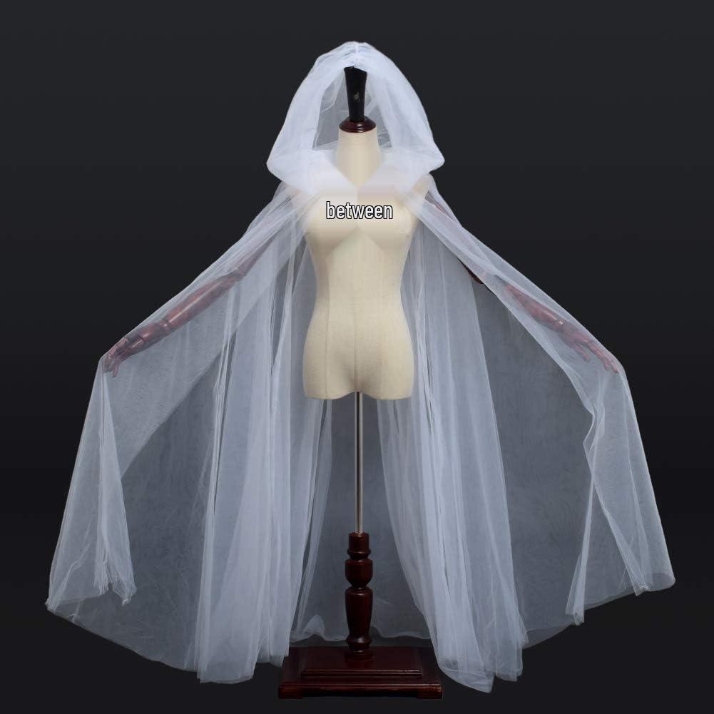Stylish Hooded Mesh Witch Reaper Cloak & Vampire Cape for Halloween Cosplay