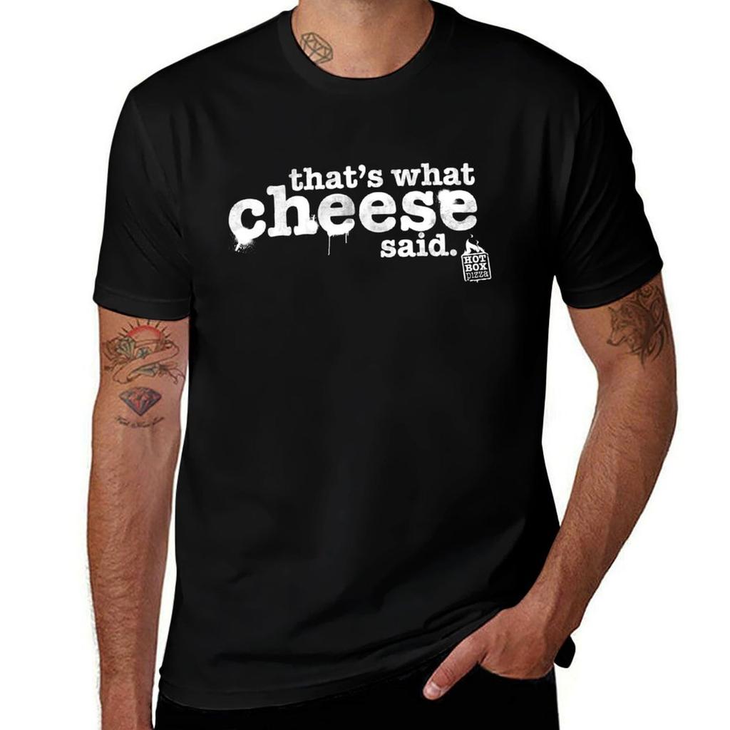 Thats What Cheese Said Tshirt Basic Simple Design Short Sleeve Shirt Tshirt