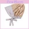 Polyester Adjustable Chemotherapy Cap With Tie Back For Women And Elderly