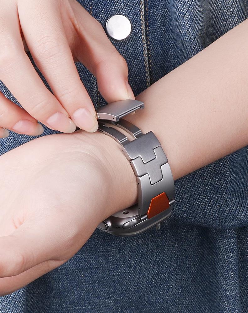 Apple Watch Ultra 3 Quick-Release H-Link Steel Business Band for Apple Watch 11