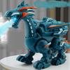 Cool Light Mechanical Dinosaur Simulation Fire Electric Puzzle Model  Children Play