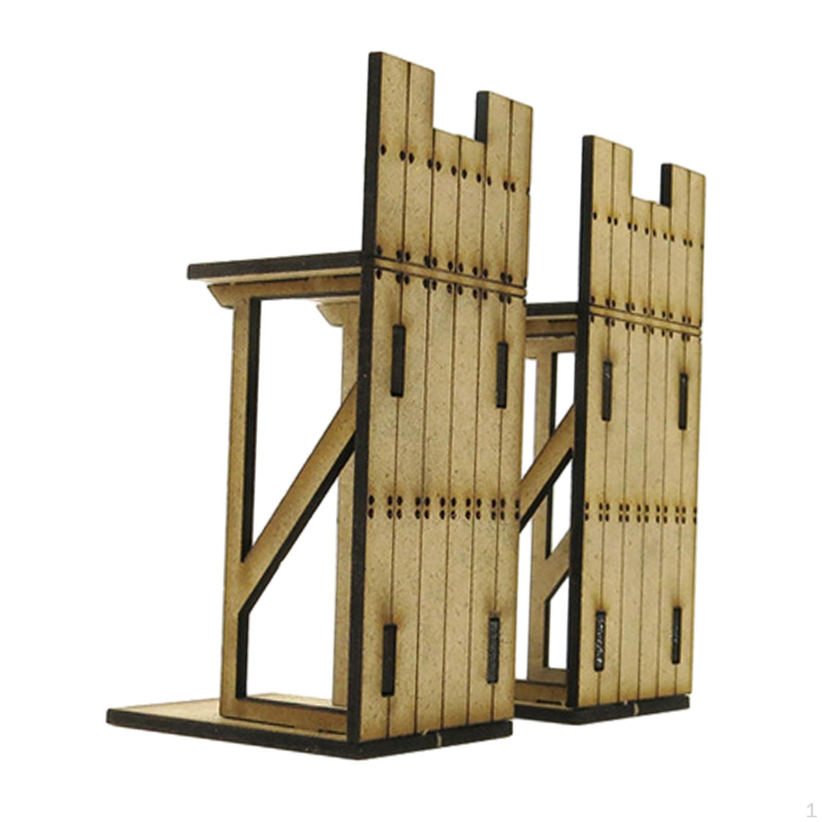 1/72 Building Model Sand Table Unassembled Architecture Scene small right angle