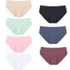FINETOO Nahtlose Höschen für Damen, sexy, niedrige Taille, Seide, Dessous, atmungsaktive Unterwäsche