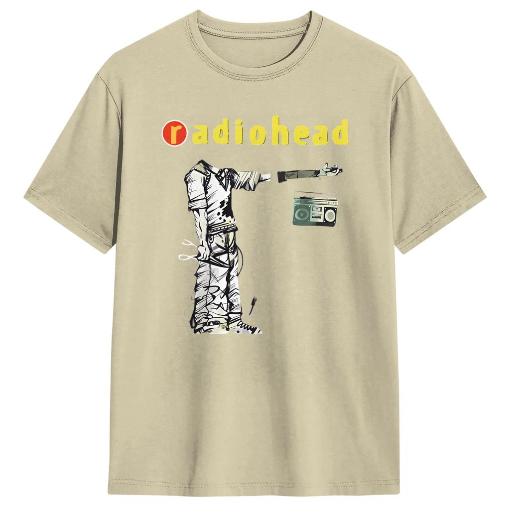 1994 Radiohead Band Ok T Shirt Summer Hipster Tshirts 100 Cotton Round Neck Plus Size 5xl Top Tees Short Sleeve Tshirt