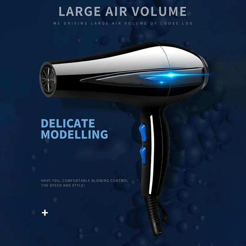 2200W Hair Dryer Professional Gear Strong Power Blow Hair Dryer For Hairdressing Barber Salon Tool Hair Dryer New 2025 Comb set
