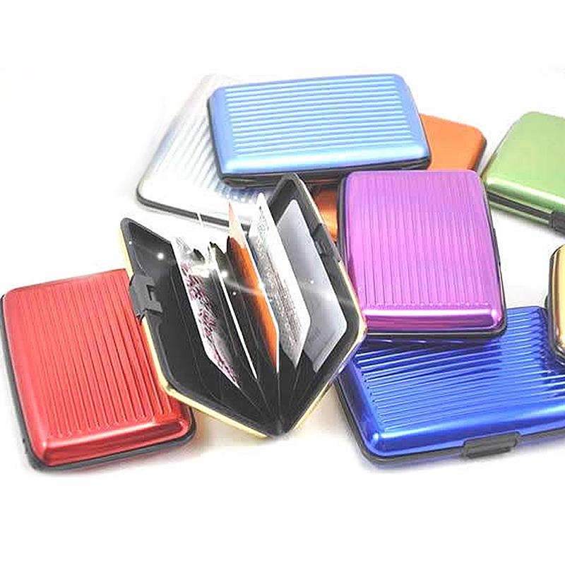 Card  Bag Box 8 Colors Scanning 1pc New Storage Multicolor Business Credit Protect Holder Anti-RFID Waterproof Card Fashion ID Card Creative  Handmade