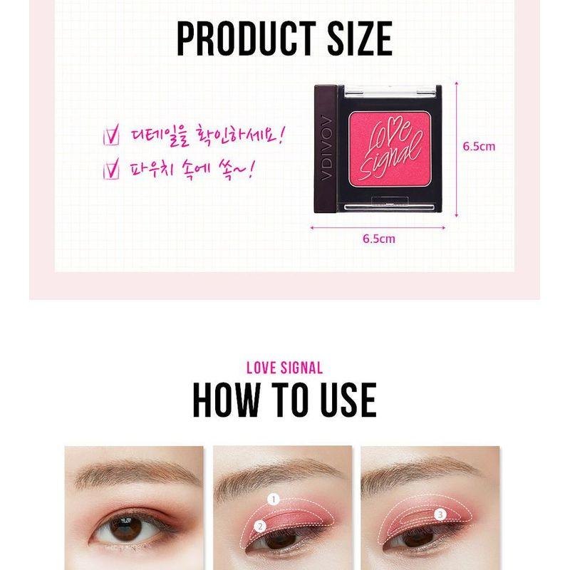 VDIVOV - Eye On Shadow Love Signal Collection - 6 Colors