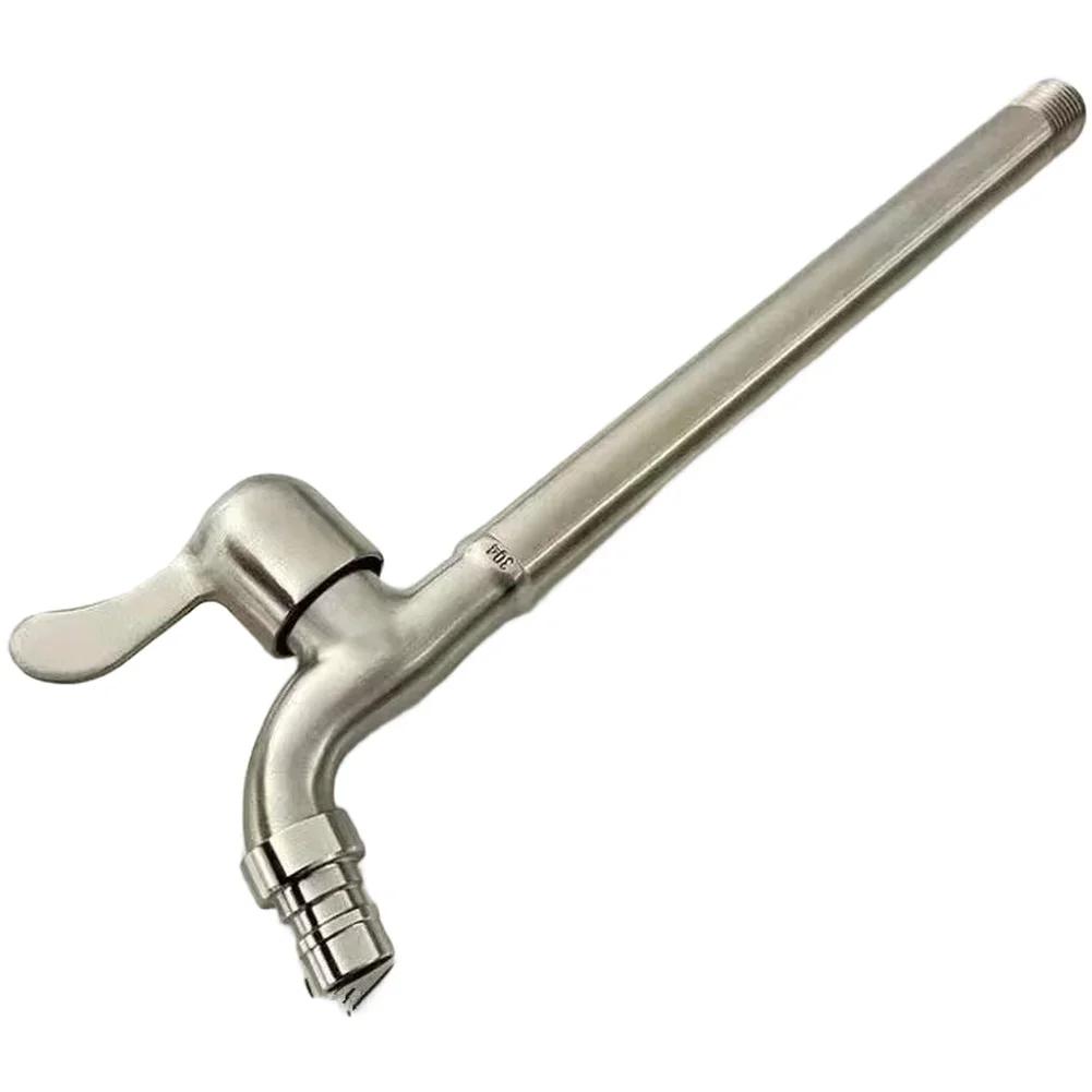 Nerezová baterie Rychle otevírací baterie Odolná vůči vysokým teplotám Prodloužená vodovodní baterie Pro zahradu Domov Koupelnu Kuchyň Vyměnit