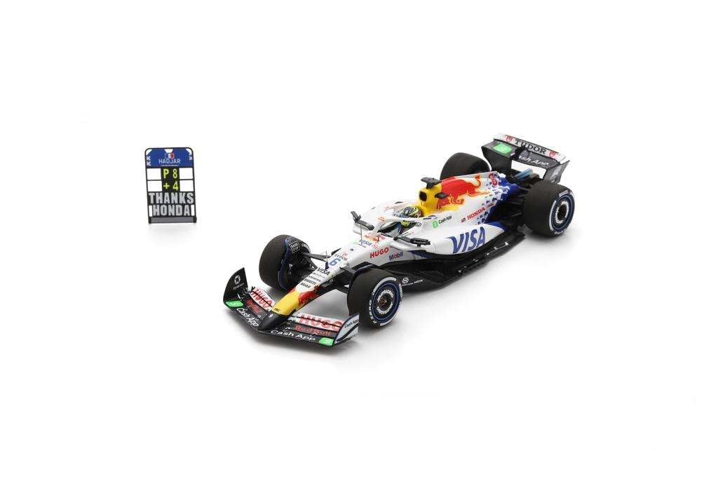 

Spark Visa Cash App Racing Bulls F1 Team Official 2025 Merchandise Special Edition Japanese Isack Scale Model Racing Car GP, Hadjar, 1/43