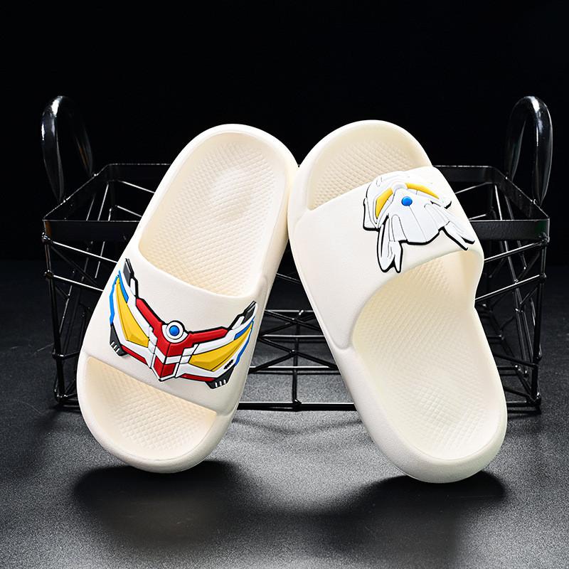 

Soft Flexible And Childrens Eva Home Slippers With Cartoon Style And Reliable Slipresistant Soles OffWhite,26/27
