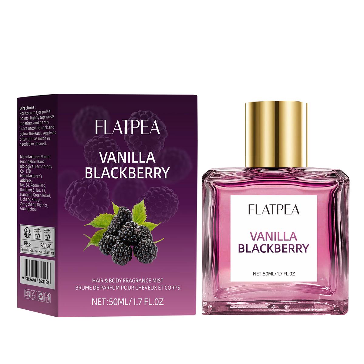 TEMU Hot Selling Blackberry Rose Alcohol-Free Perfume Spray, 50ml - Long-Lasting Freshness 50ml