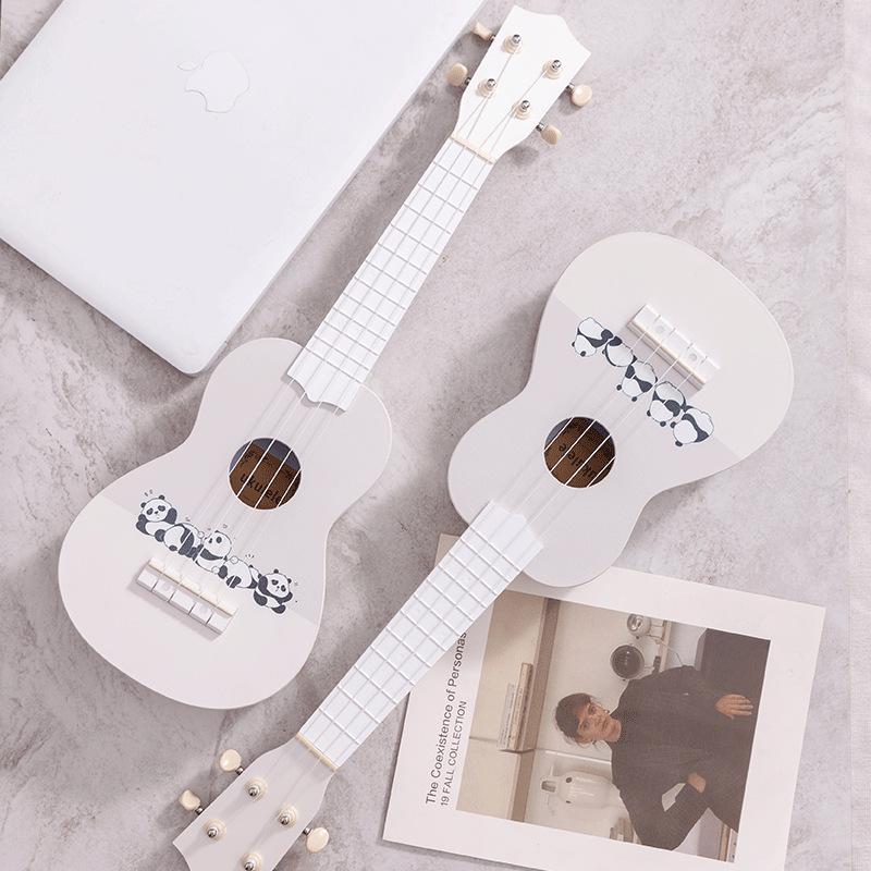 Red Panda Cartoon Ukulele for Beginner Students - Cute, High-Quality Entry-Level Instrument Red Panda Back