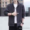 Men's Spring/Autumn Stand Collar Sherpa Fleece Hoodie Cardigan