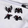 Creative Halloween Bat-Shaped Cartoon Metal Brooch Ornament