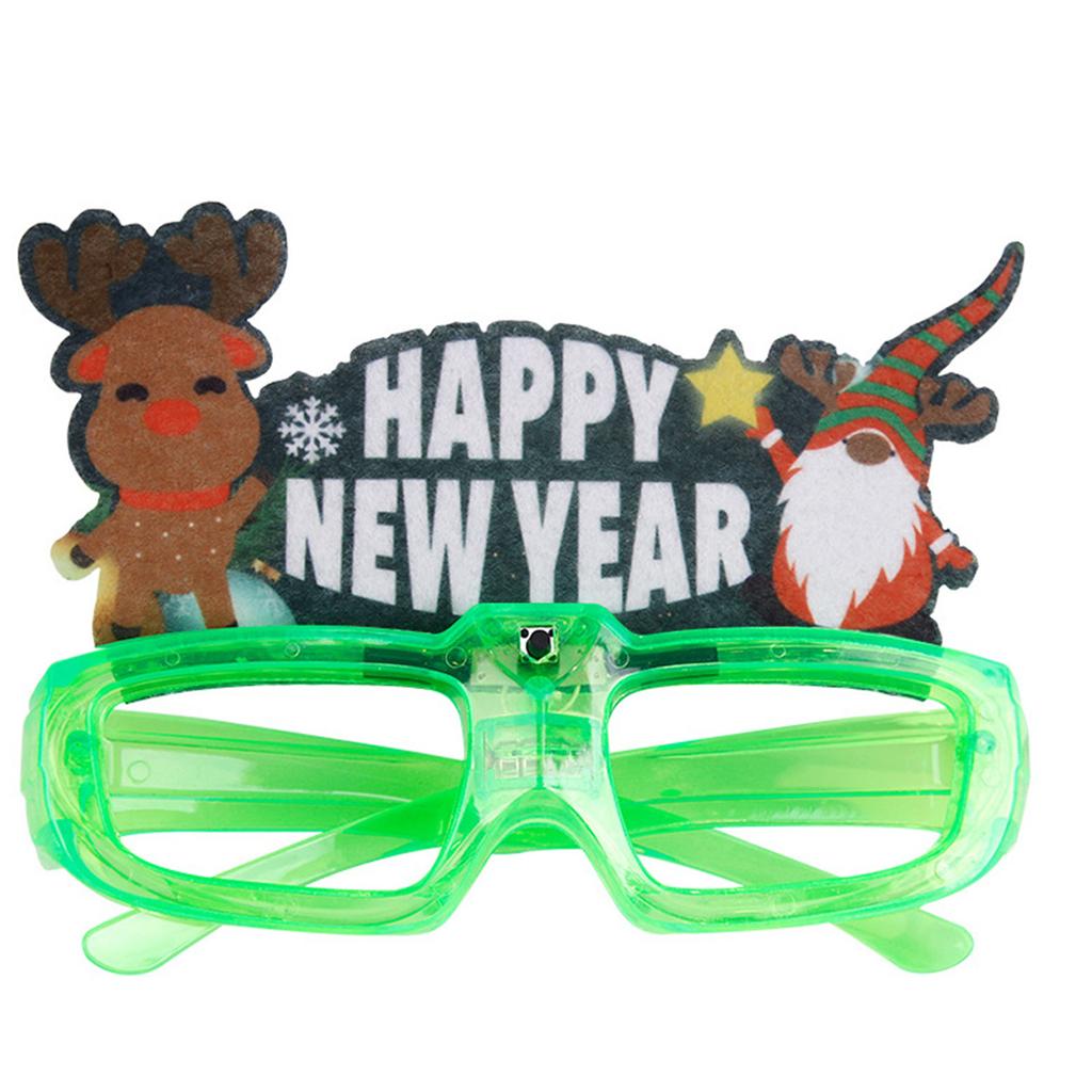 Weihnachtsbrillen Ausgefallene Neujahrsparty Brillen Foto Requisiten Feier Partygeschenk Neujahrsparty Dekorationen