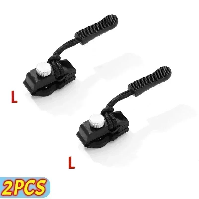 2-6pcs Zipper Repair Kit Universal Instant Zipper Repair Replacement Zippers Sliding Teeth Rescue Zippers Head 3 Different Sizes
