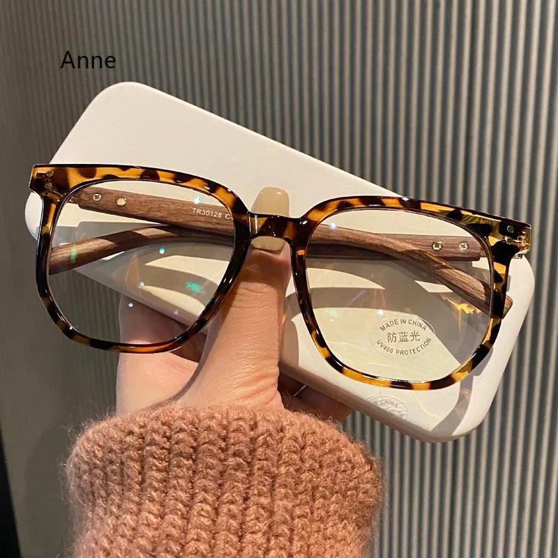 Retro Wood Frames Reading Glasses Anti Blue Light Finished Presbyopia Eyeglasses for Women and Men eye glasses óculos