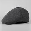 Hat Men's Winter Ear Protection Cap Grandpa Fleece Autumn and Winter Old Warm
