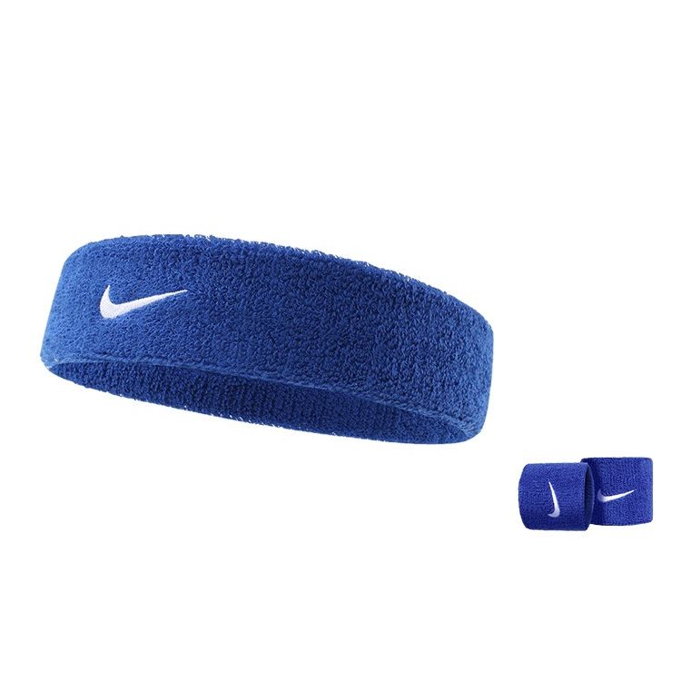 Nike Sports Headband Sweatband Unisex Accessories Blue AC2285-402 Headband+Wrist Brace