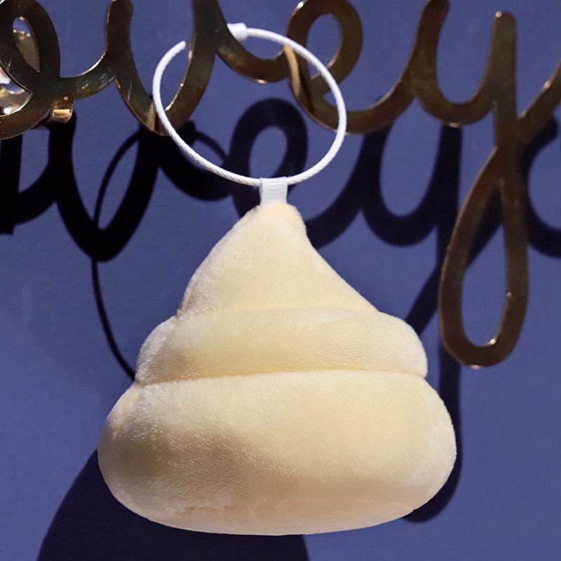 Creative Prank Poop Doll Keychain Ornament